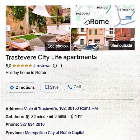 公寓 Trastevere Life 罗马